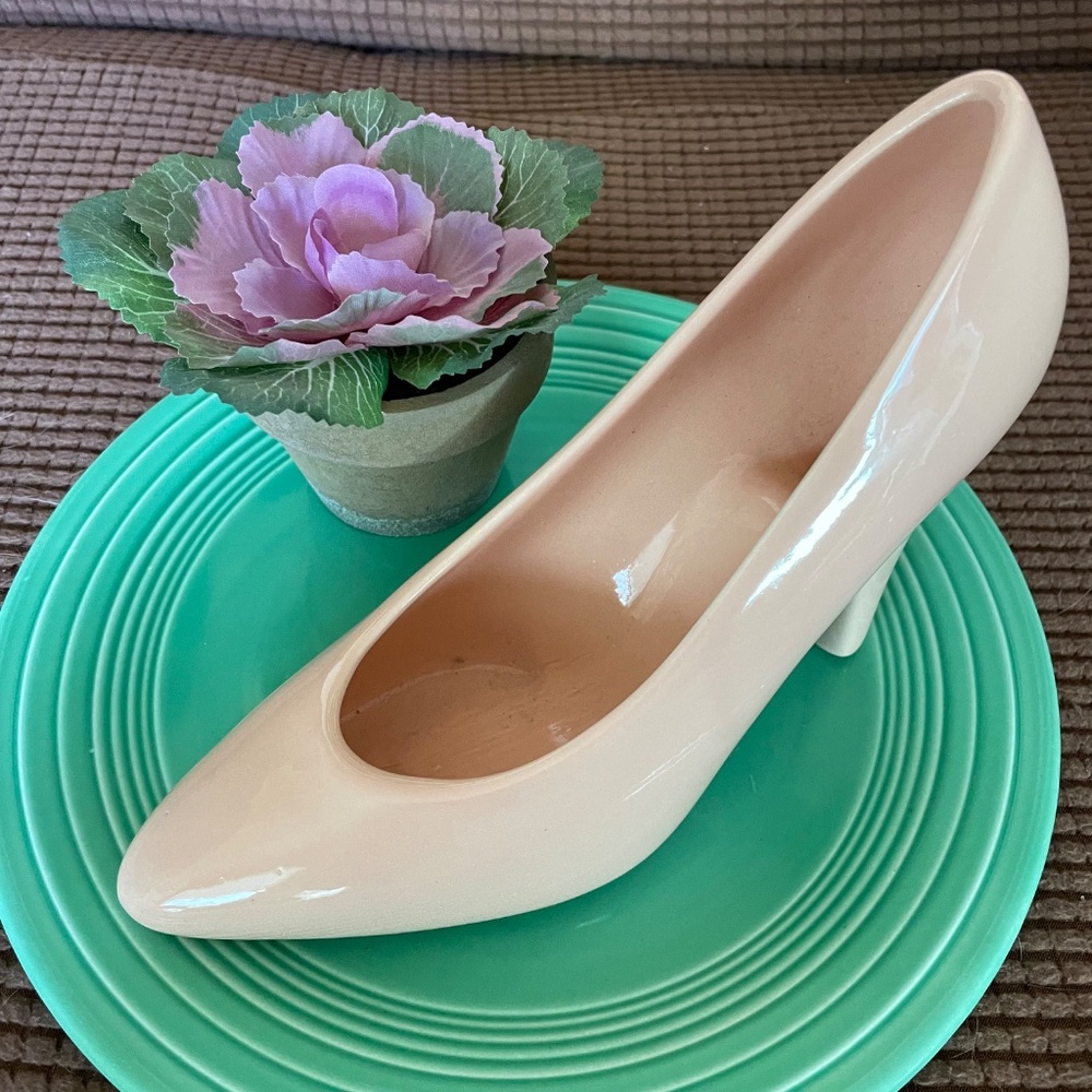 Vintage Ceramic Women's High Heel Pump